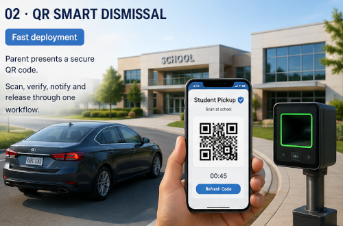 QR Smart Dismissal illustration